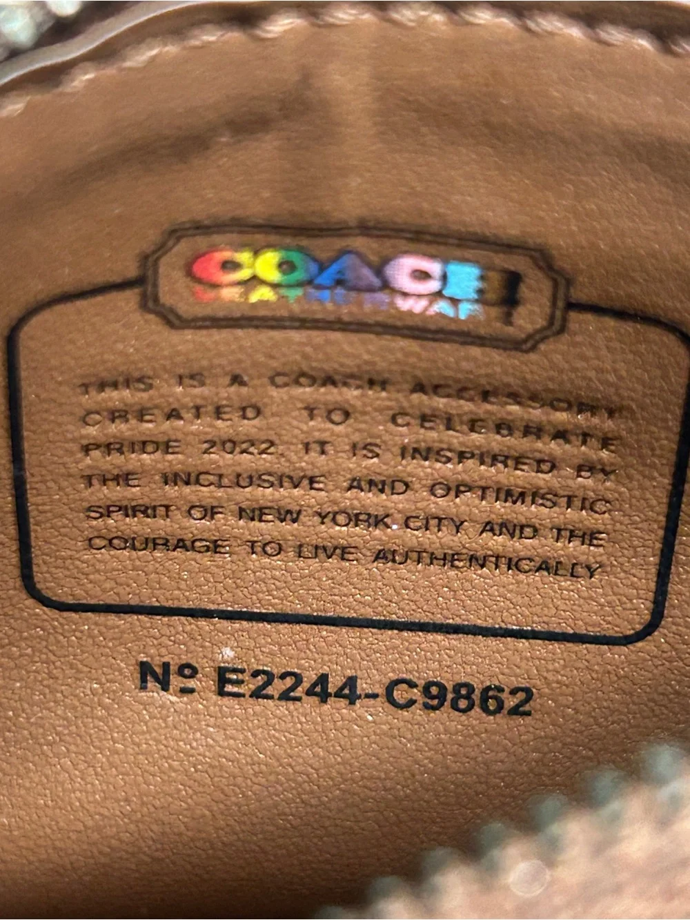 Coach celebrate color
